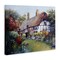 Stupell Industries Budding Cottage Garden Canvas Wall Art Design by Hilary Mayes